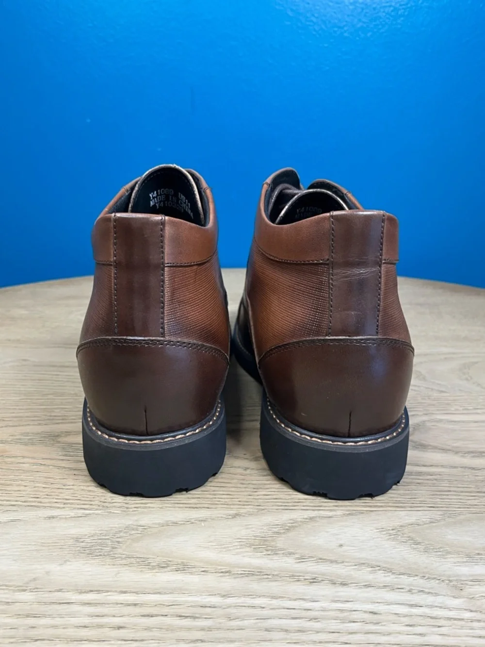 CALTO Men's Invisible Height Increasing Elevator Shoes Brown Leather Size 11